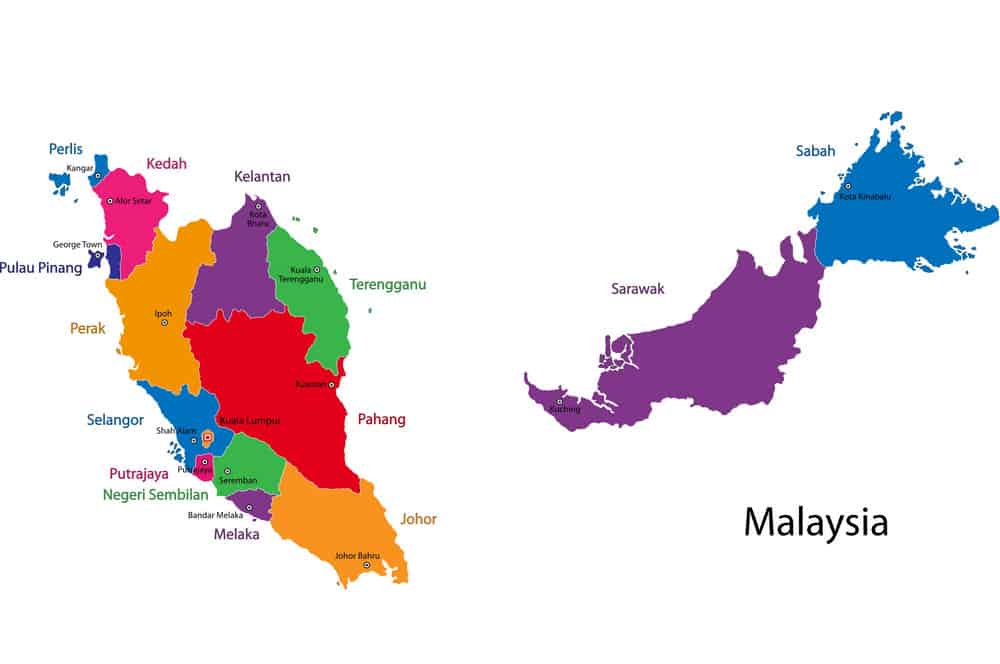 Map of Malaysia